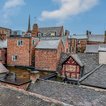 Pass The Keys 5C Charming Town Centre Apartment With Roof Top Views Shrewsbury Eksteriør bilde
